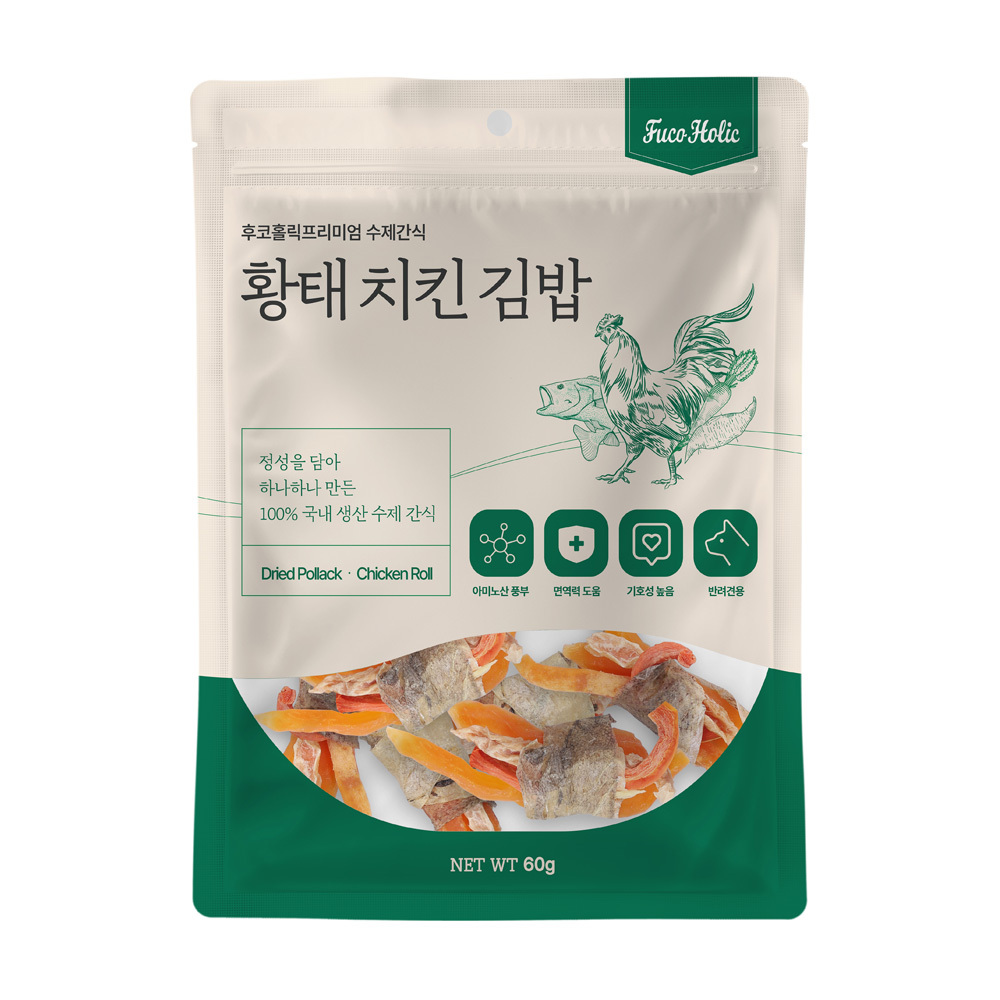 [후코홀릭] 황태치킨김밥 60g